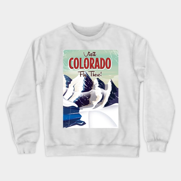 Colorado Ski Travel Crewneck Sweatshirt by nickemporium1